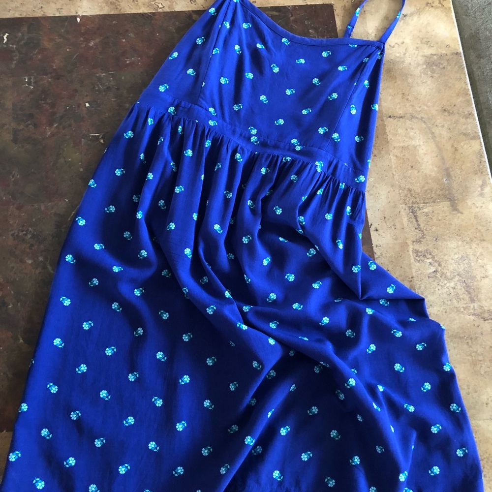 Blue Floral Sundress